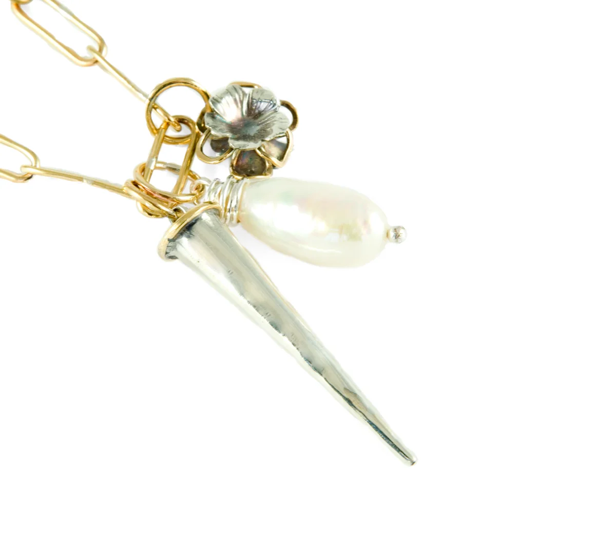Three Charms Necklace © Margaret Ellis