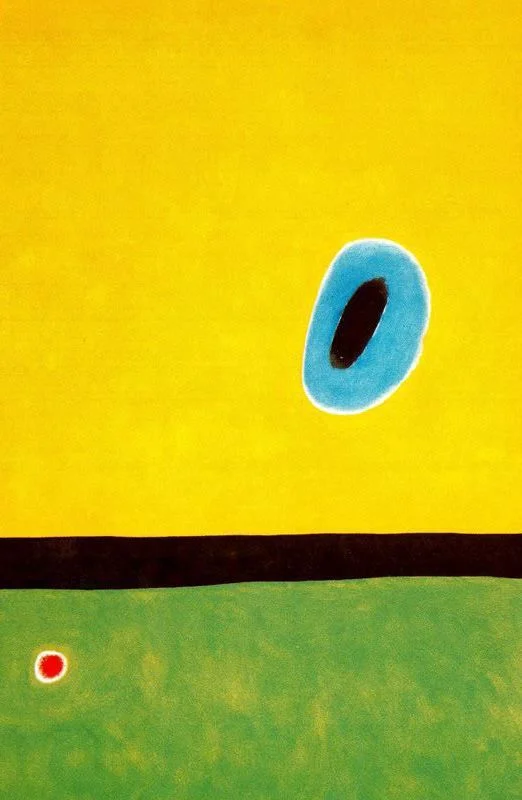 The Lark's Wing, Encircled with Gold Blue