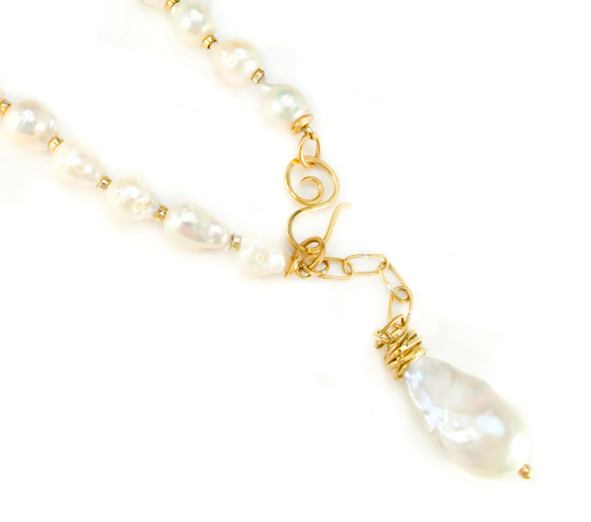 Baroque Pearl Necklace © Margaret Ellis