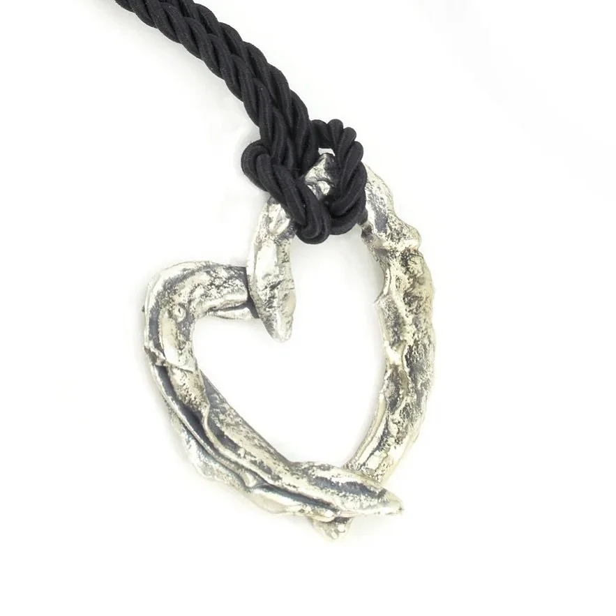 Melt their heart with our recycled sterling silver heart pendant. Each one is uniquely handcrafted from our scrap metal&mdash;because love, like true craftsmanship, is never exactly the same.

Quality over quantity is the best gift. Choosing timeless