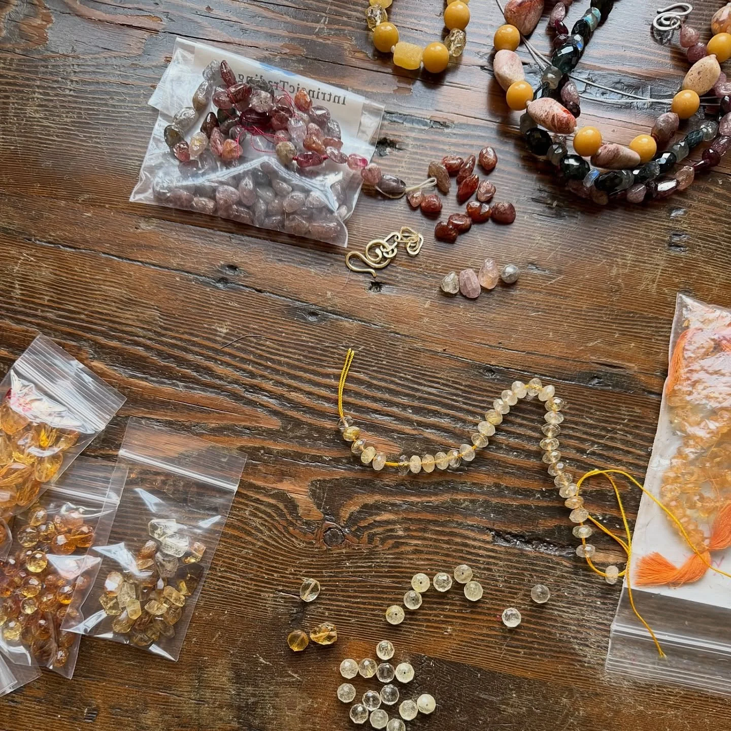 This is just a glimpse of the semi-precious stones we&rsquo;ve been working through&mdash;collected over decades, each with their own color and character. You can make them part of your story too. 

Next week, we&rsquo;re inviting you into the studio