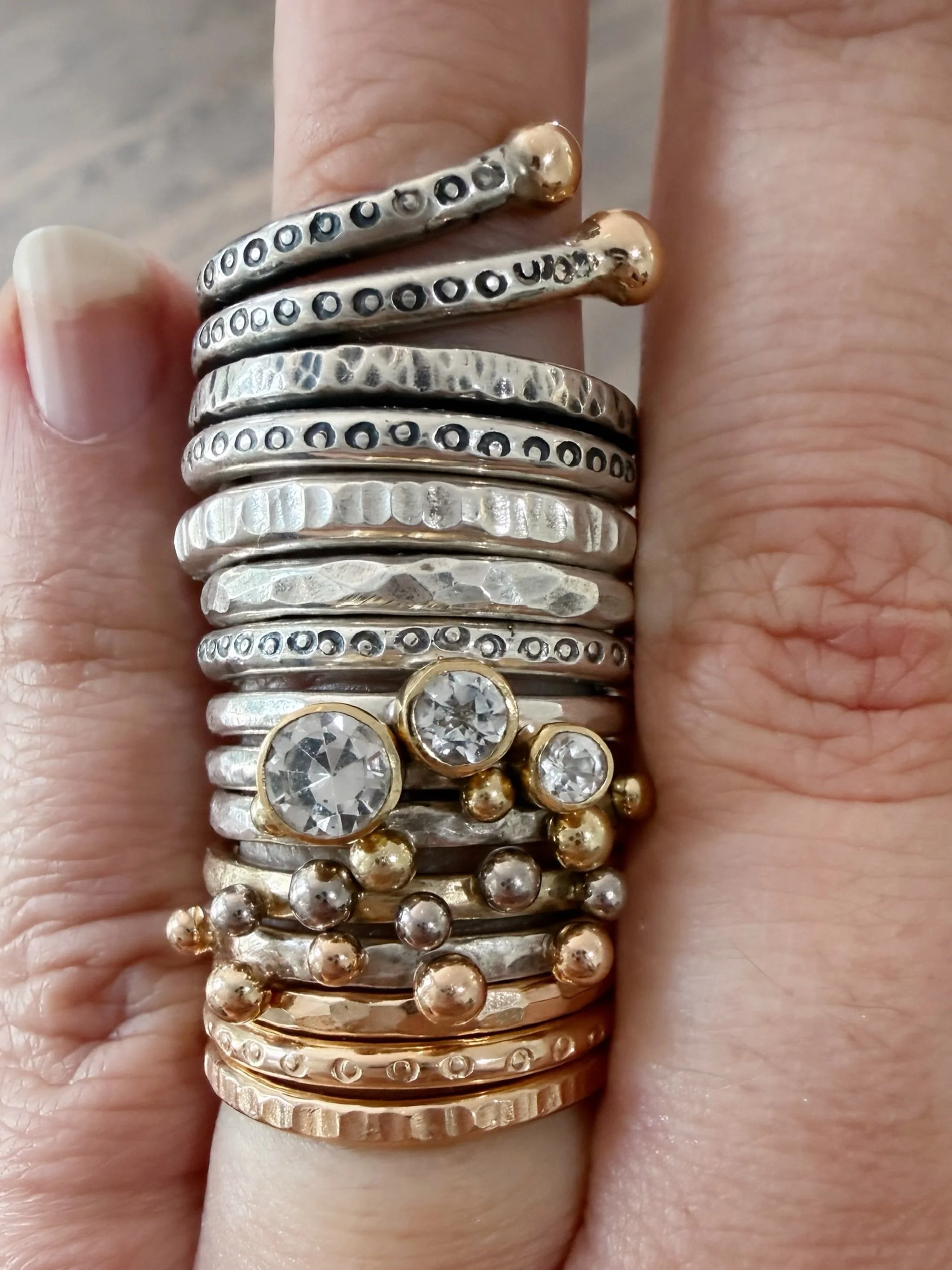 Now&rsquo;s the time to stack your hand. 💍

A mix of styles, stones, and textures&mdash;all together in one rare moment.

BOOM, POW, POP Ring Sale is live with 25% OFF all in-stock rings through Wednesday, July 8. Take a closer look before this oppo