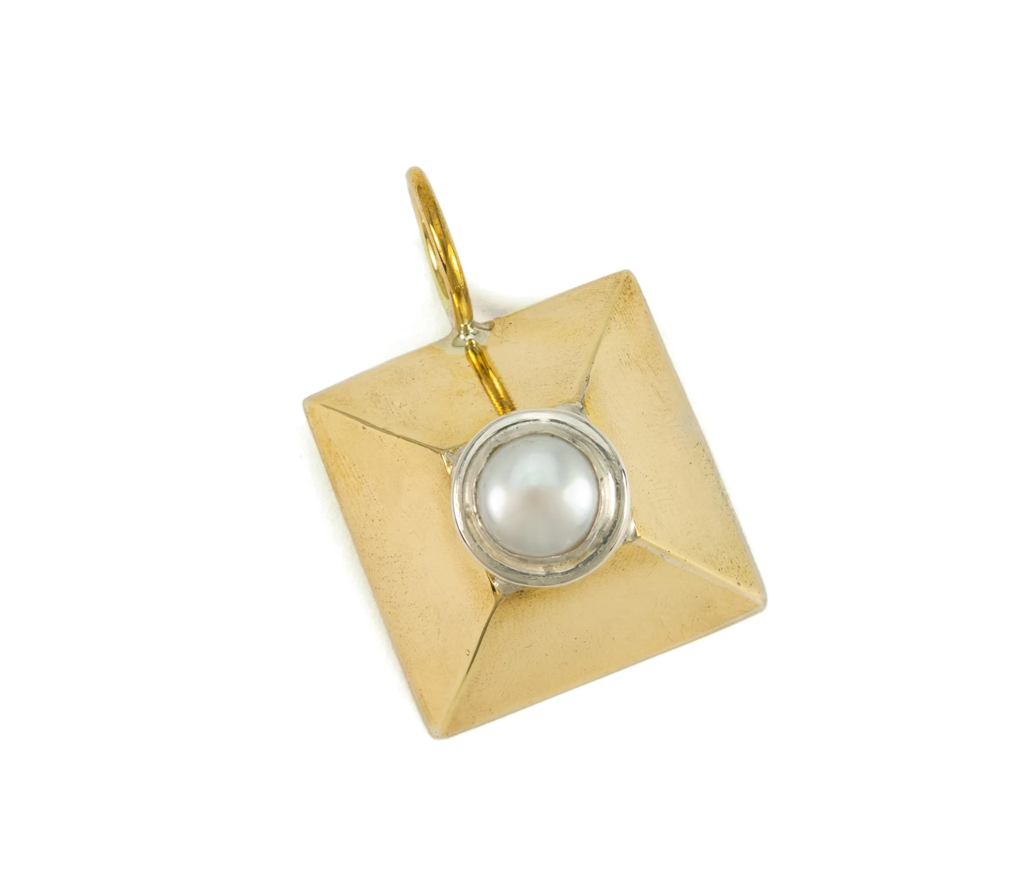 pearl pyramid charm