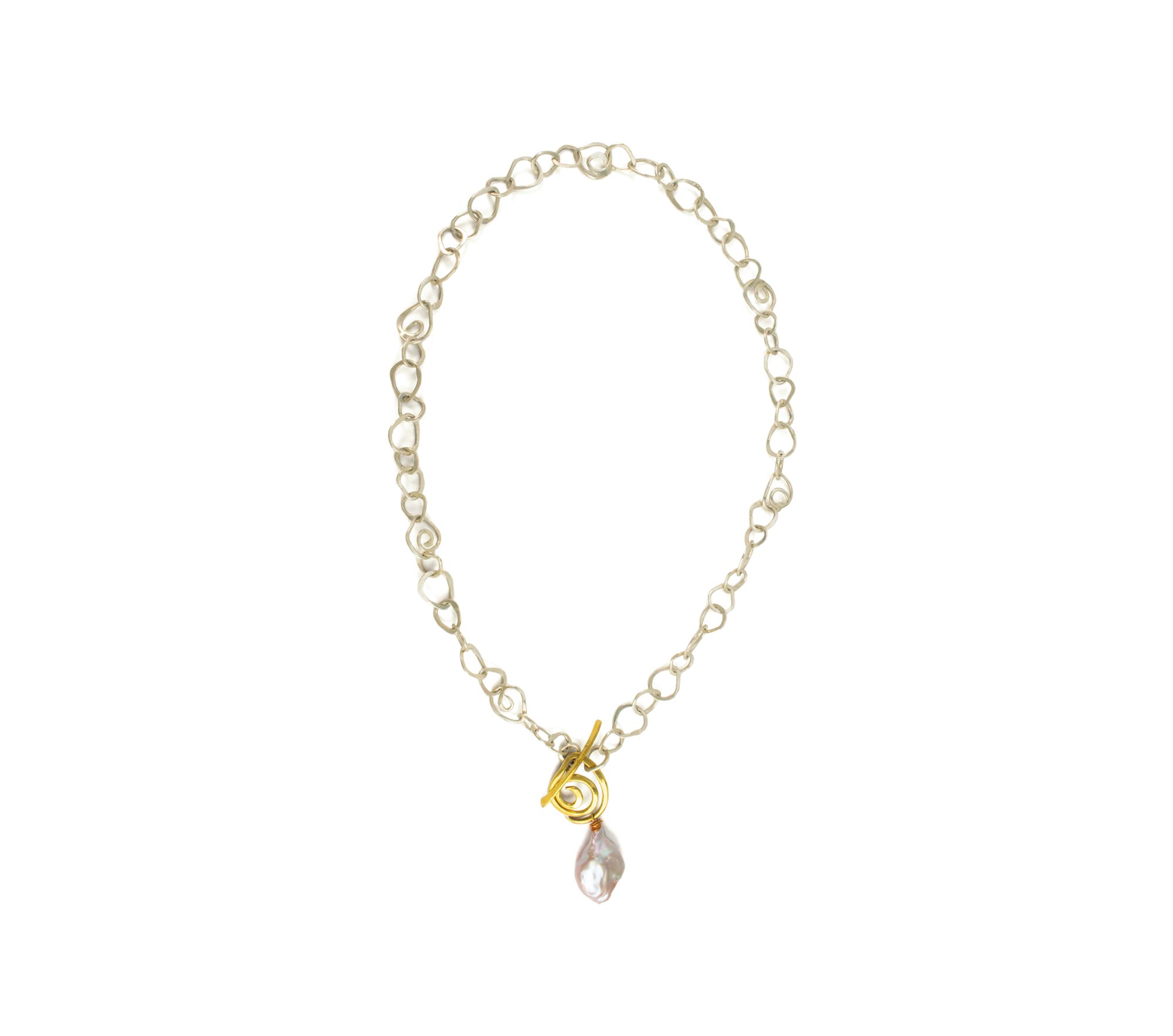 convolute toggle necklace