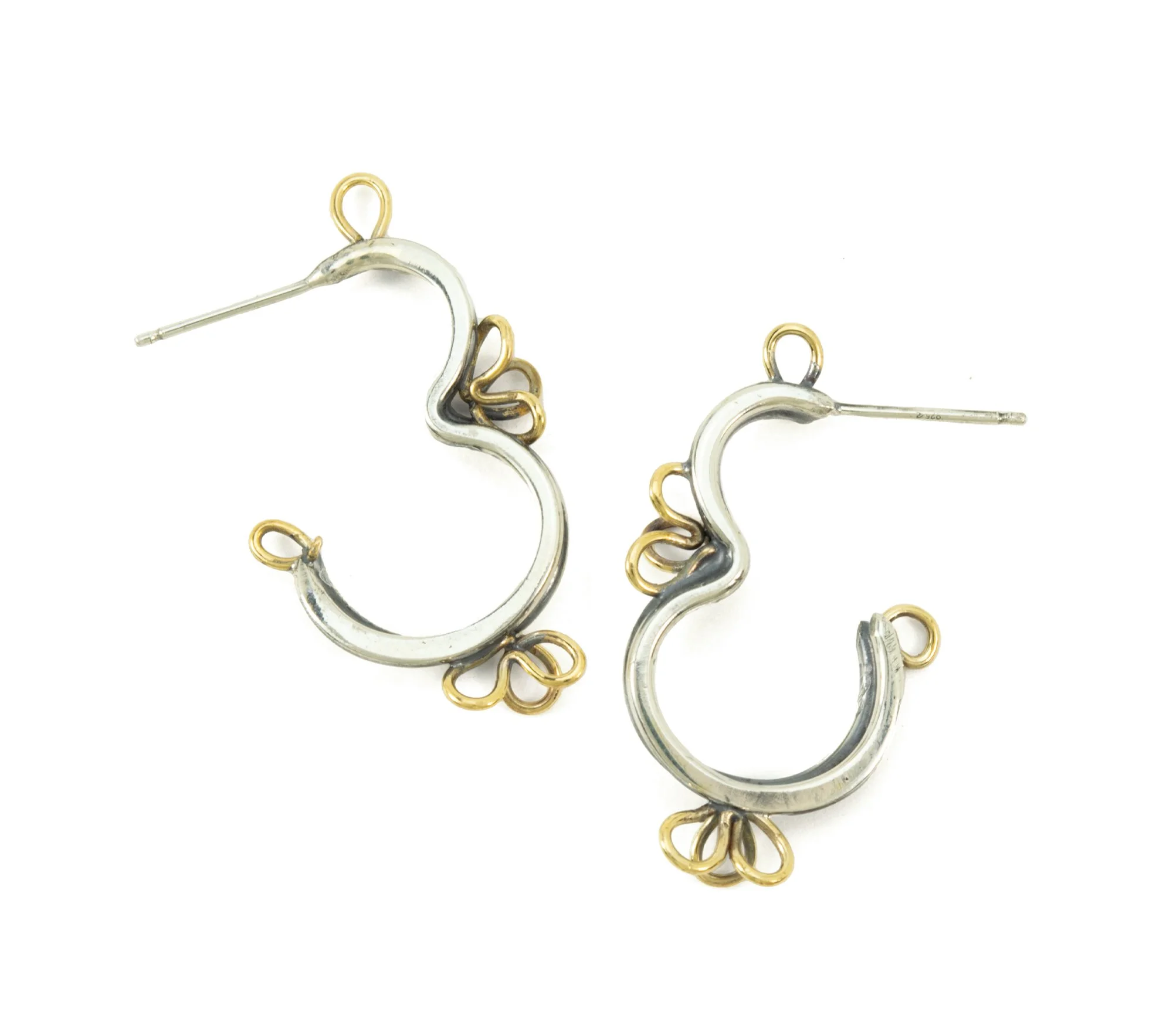 vine hoop earring