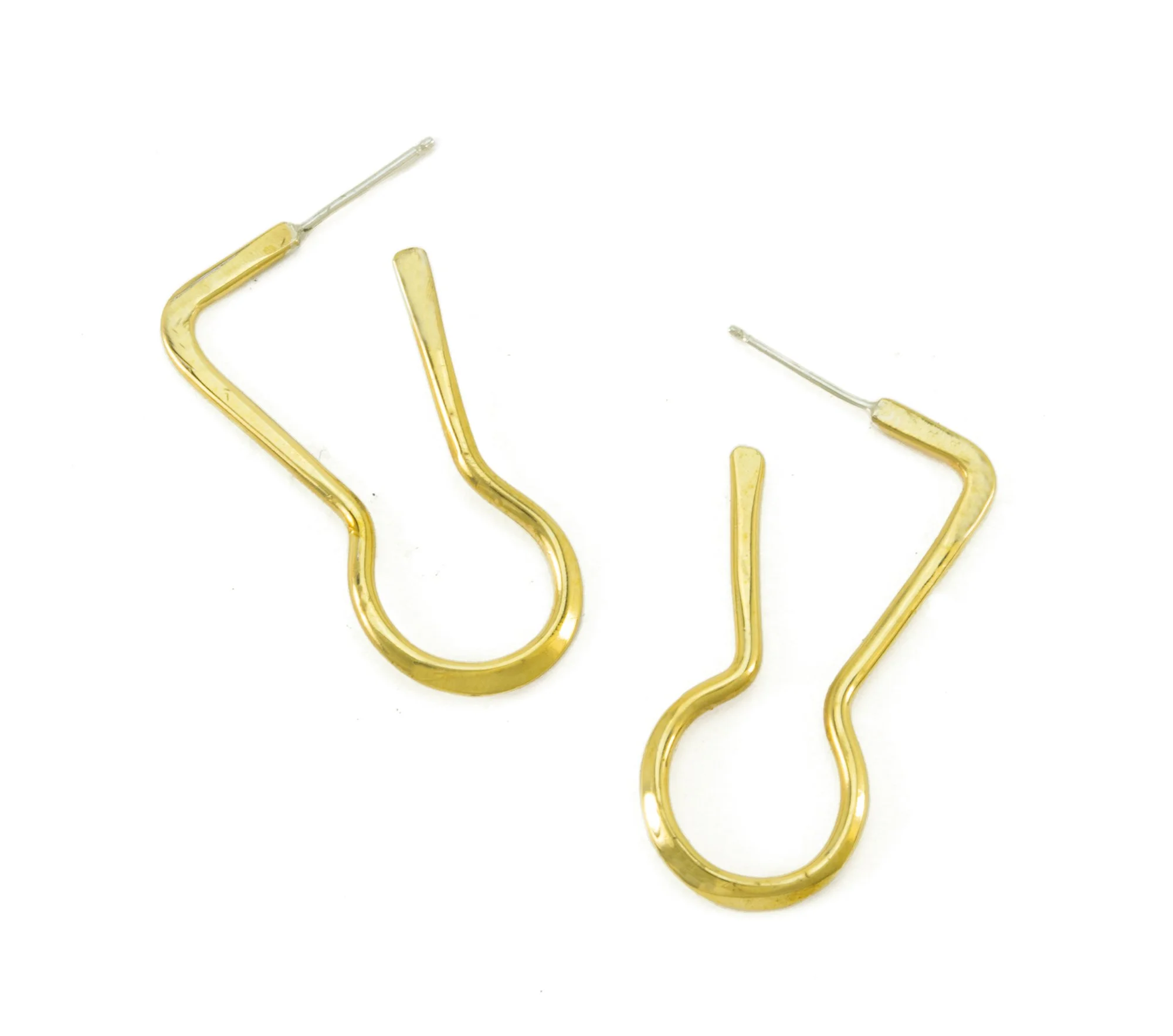 keyhole hoop earring