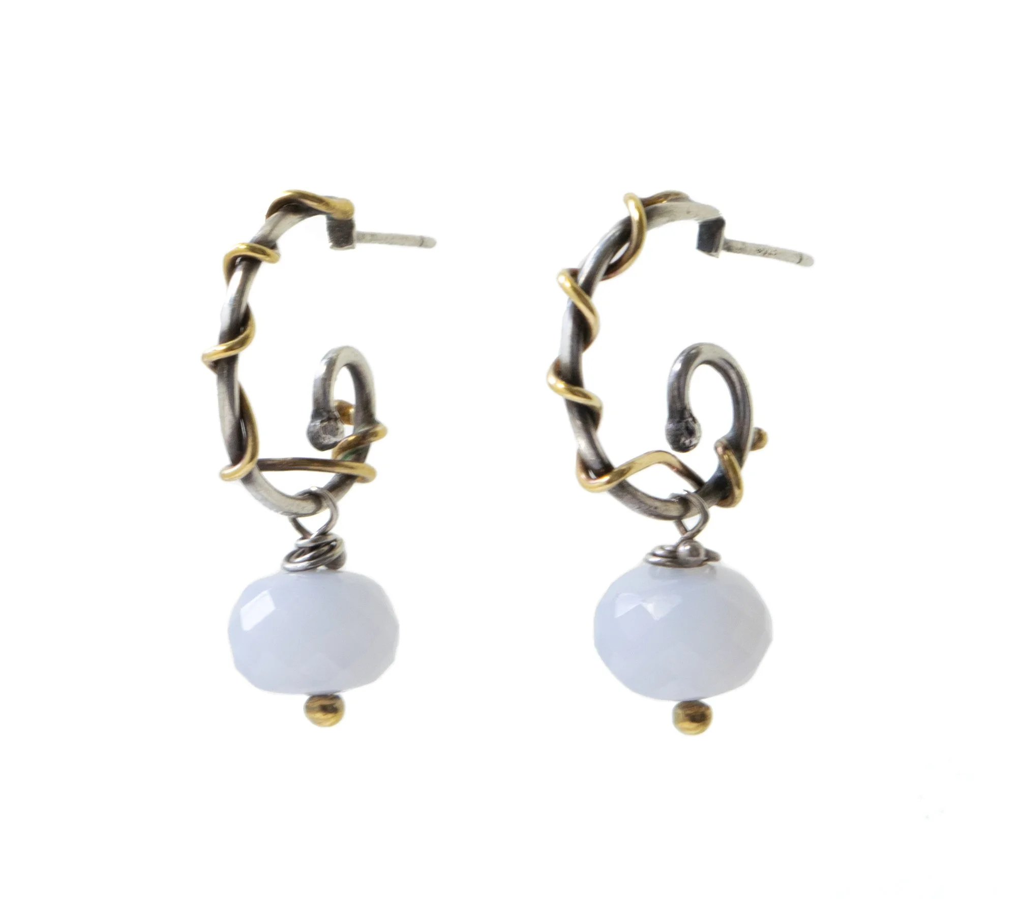 chalcedony viney hoop