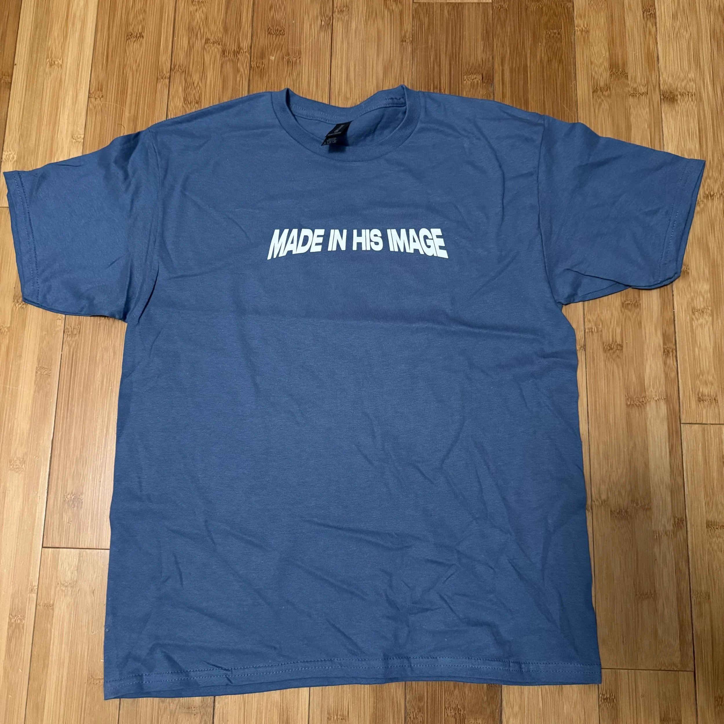 Made In His Image (Indigo Blue) - Youth Tee