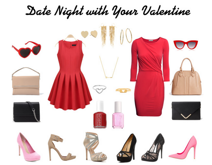 sleeveless dress , heart sunglasses , tan clutch bag , black crossbody , pink platform pump , Nude Ankle Strap Heel , Champagne Sparkle Heel , Black peep-toe heel , Black Lace peeptoe , Pink Pointy Pump , Black/Gold Clutch , Vegan Leather Tan Purse , Retro Red Sunglasses , Gold Hoop Earrings , Gold Fringe Earrings , Gold Heart Earrings , Arrow Necklace , Silver Heart Ring , Gold Heart Ring , Essie Red Nail Polish , Essie Pink Nail Polish , Long Sleeved Red Dress 