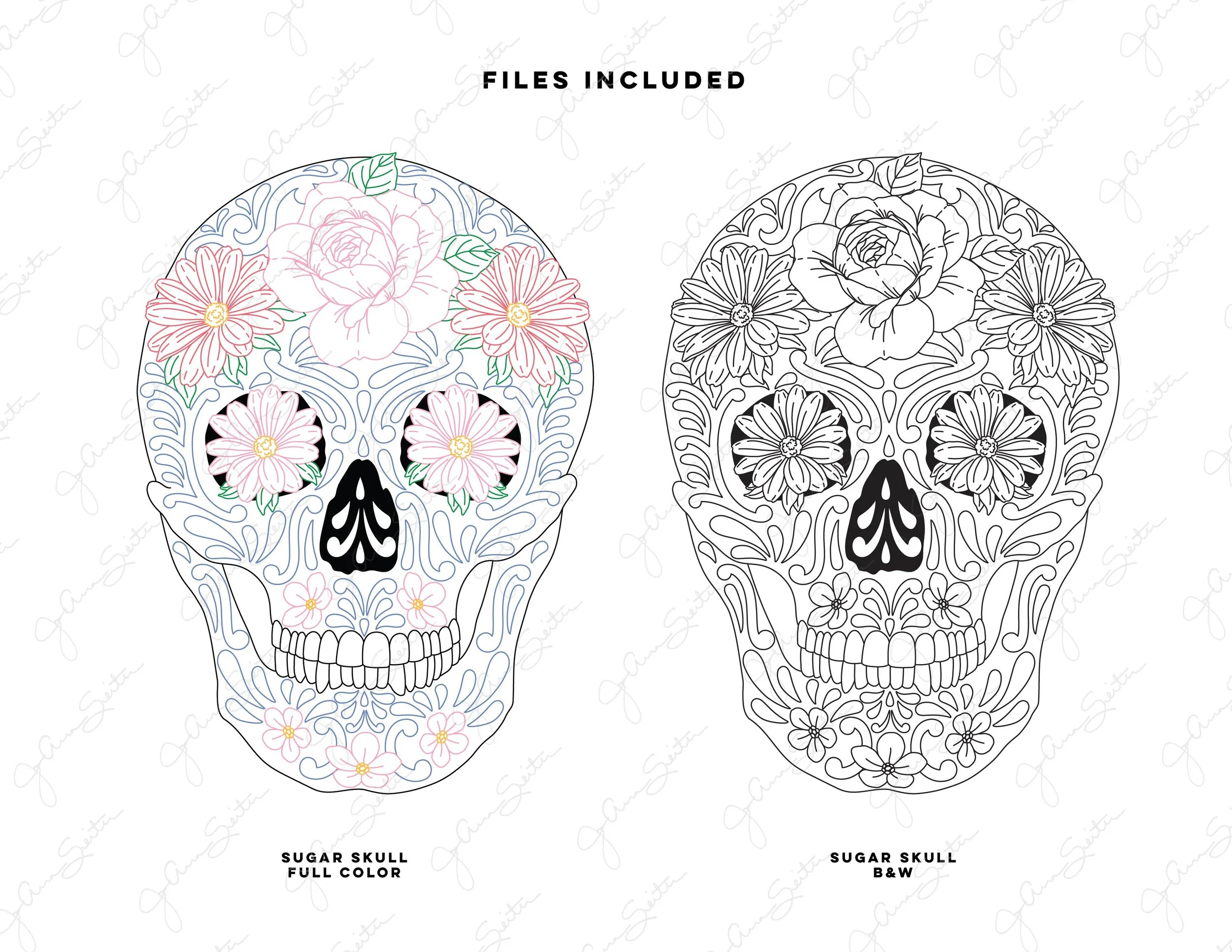 Sugar Skulls - Files Included-01.jpg
