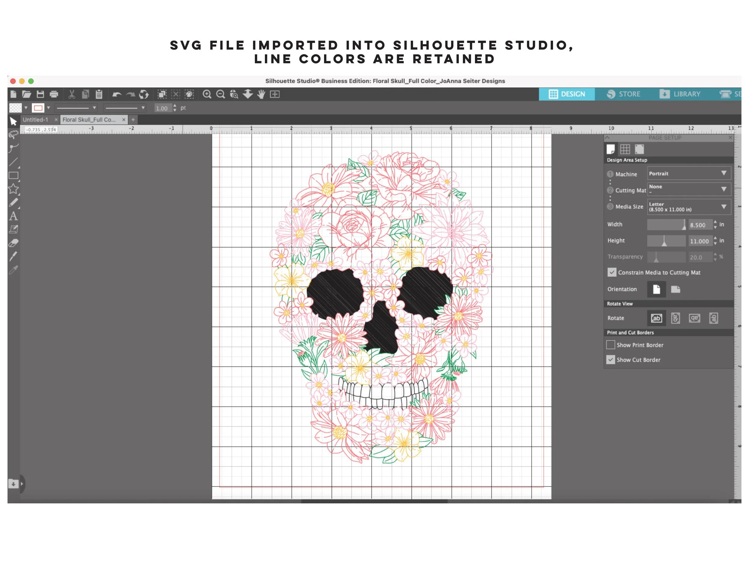 Floral Skull in Silhouette Studio-01.jpg