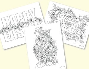 Positive Affirmation Coloring Pages, Set of 3 Printable Coloring Sheets —  JoAnna Seiter