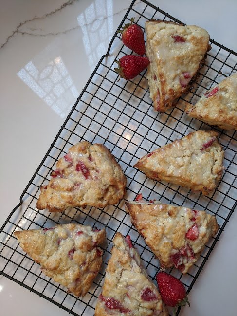 Strawberry Scones