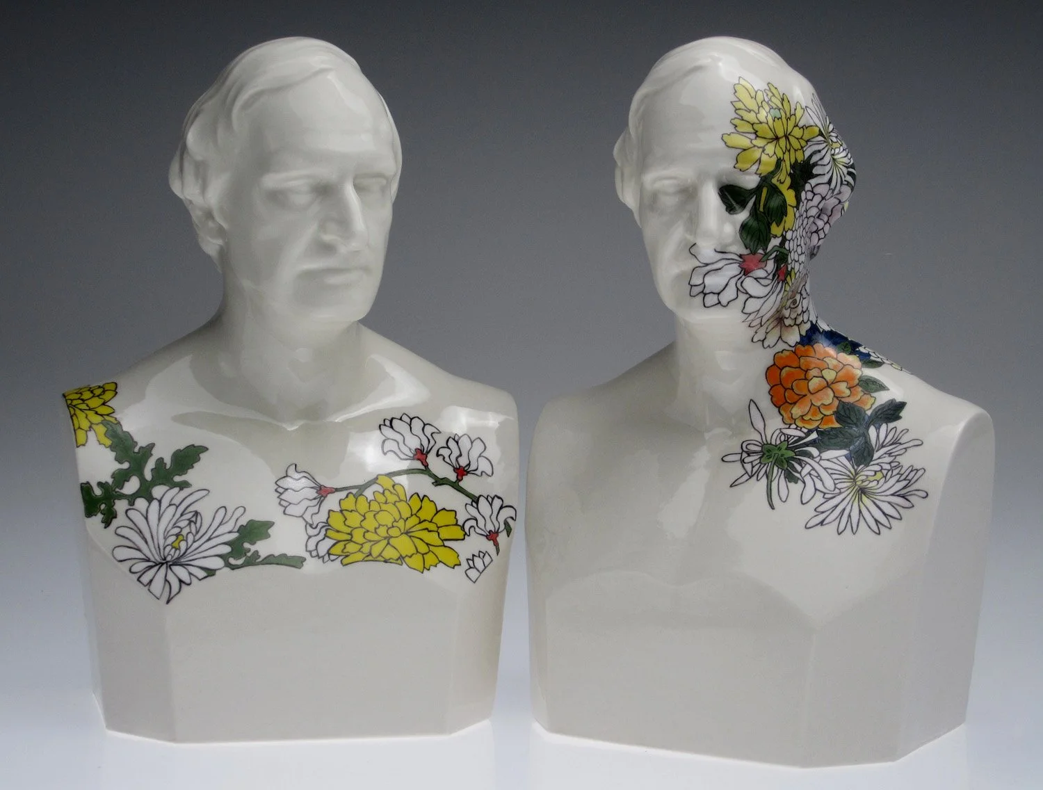 Chinoiserie Taft Busts