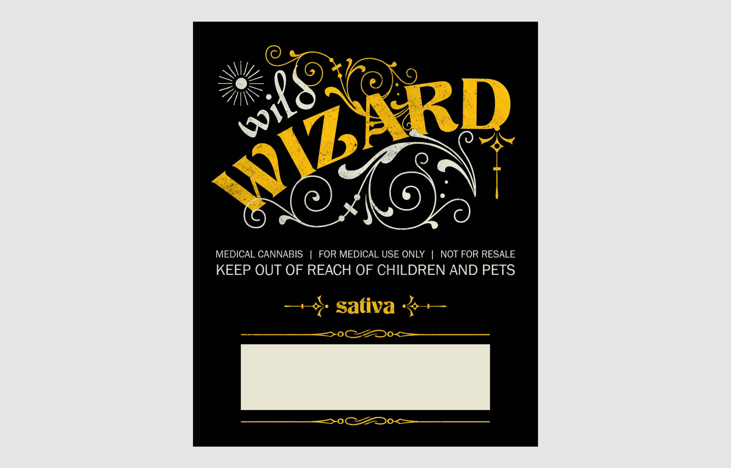 Wild Wizard Sativa Label