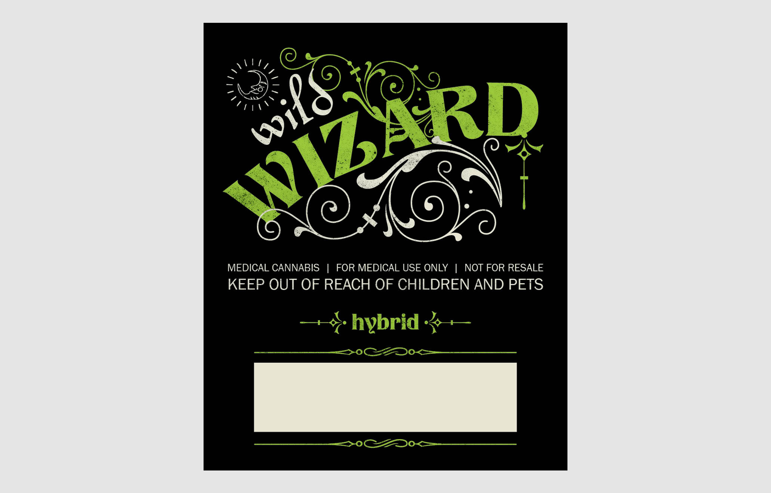 Wild Wizard Hybrid Label