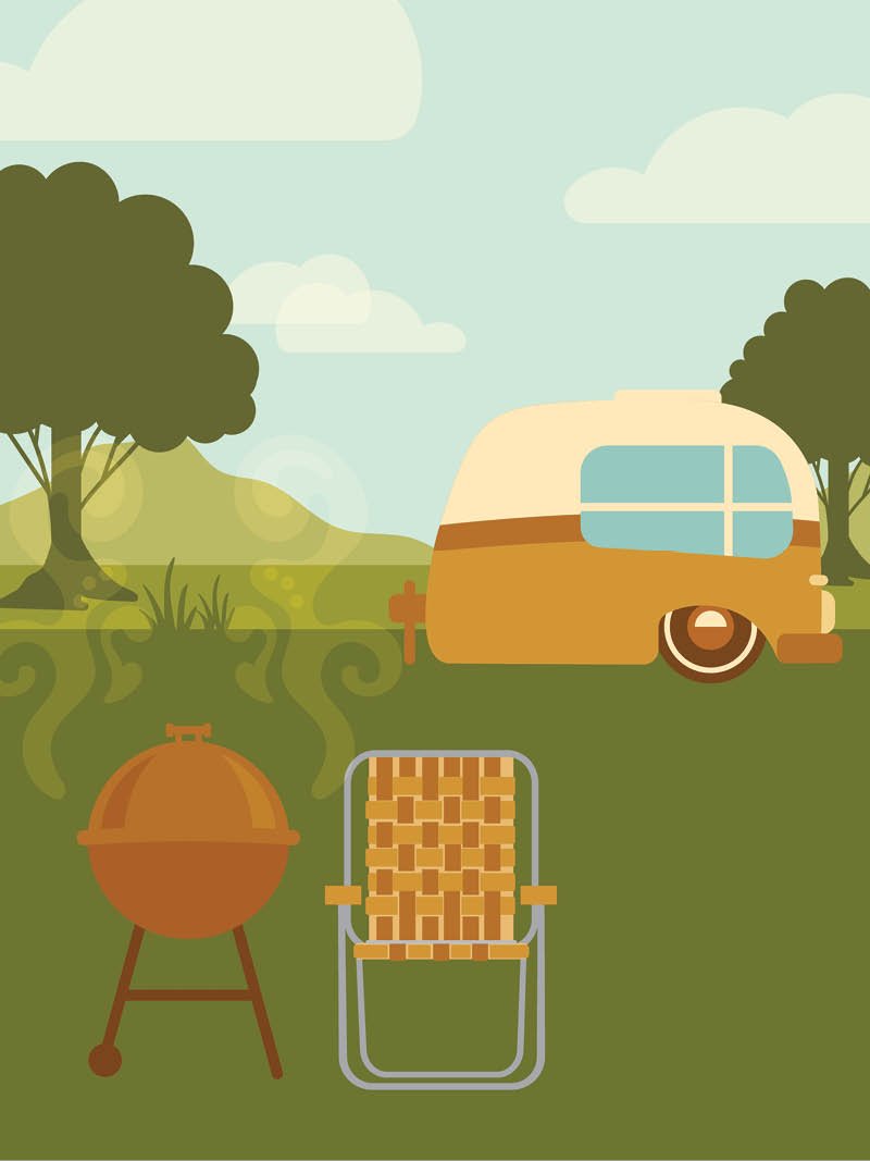 Nature-Landscape Illustration-Camper-BBQ-Park.jpg