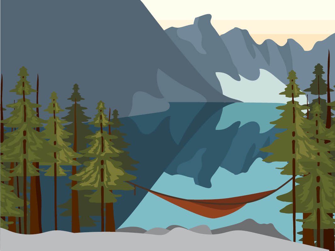 Nature-Landscape Illustration-Glacial-Lake.jpg
