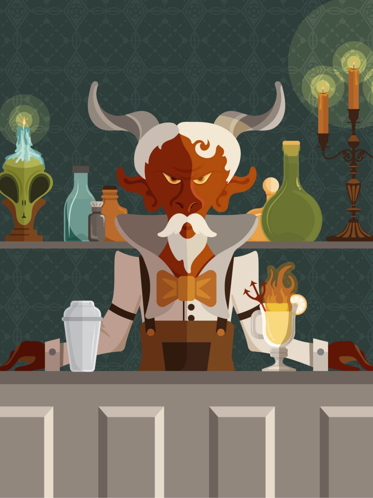 Devilish-Bartender-Sci-Fi-Fantasy-Illustration-by-Amanda-Weedmark.jpg