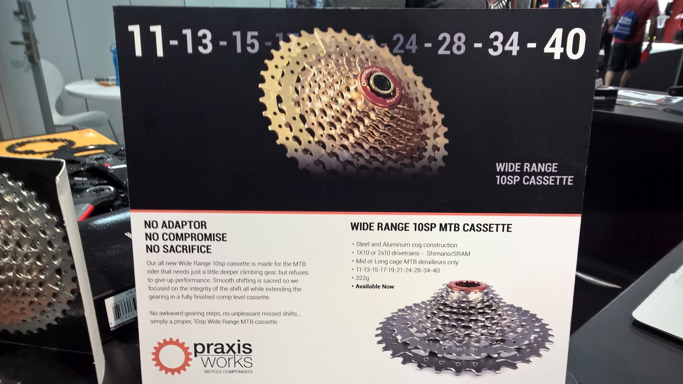 Praxis Works Wide Range 10 speed cassette
