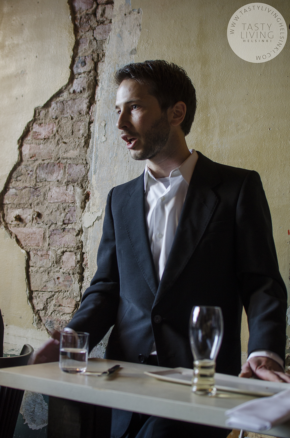 Johan from Chef & Sommelier gave a speach for Spis.