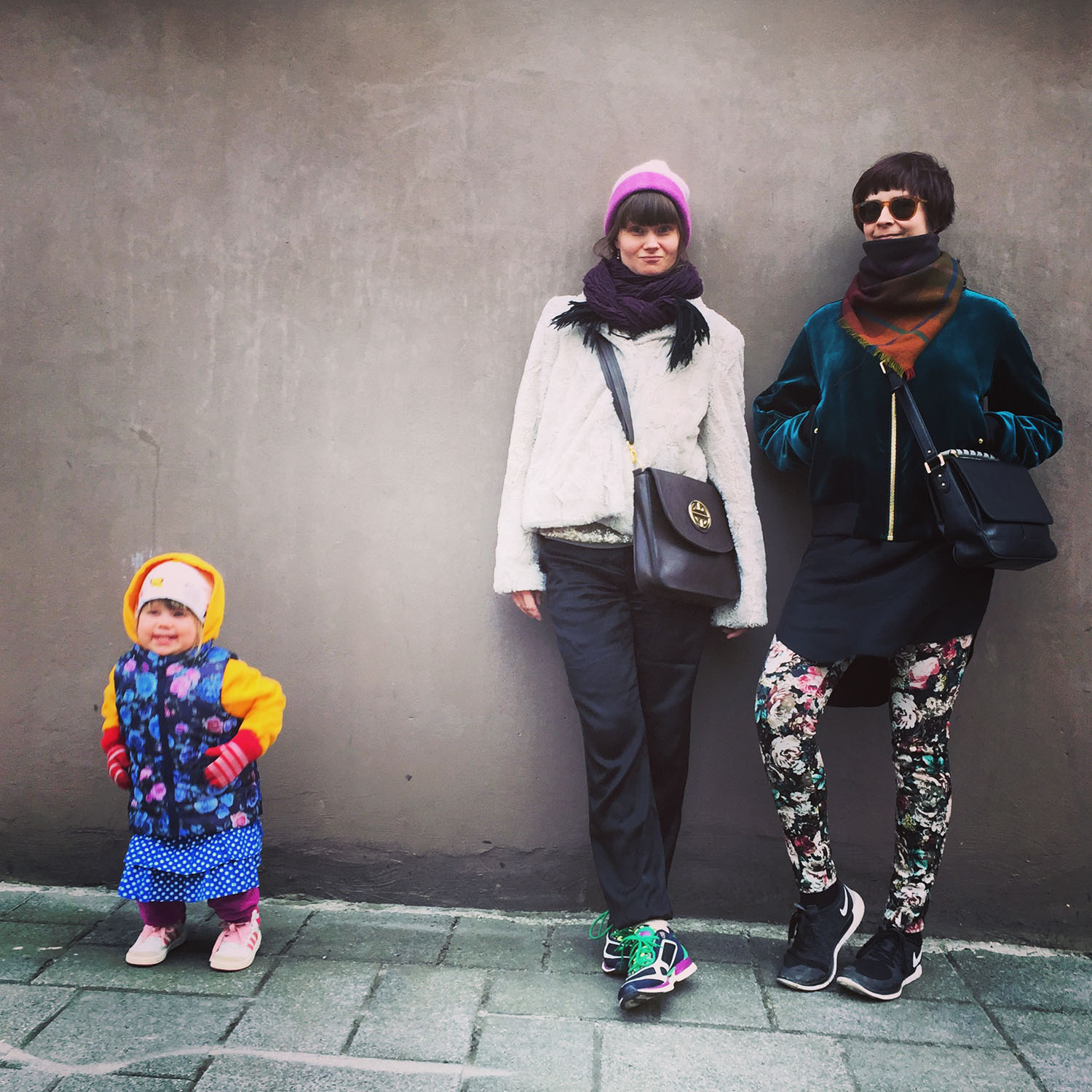 My niece Sohvi, my sister Suski & me.
