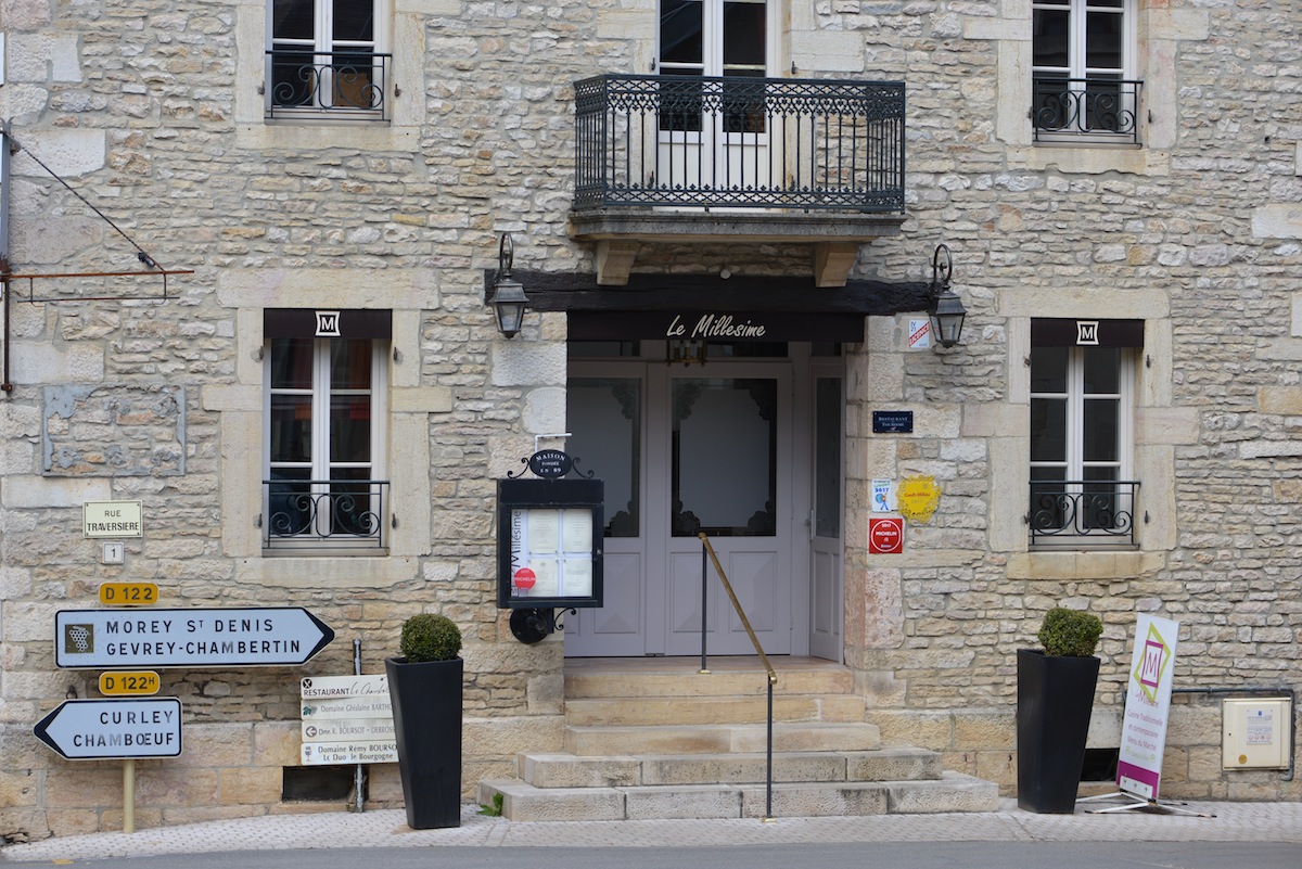 Le Millésime Chambolle Musigny - excellent village restaurant