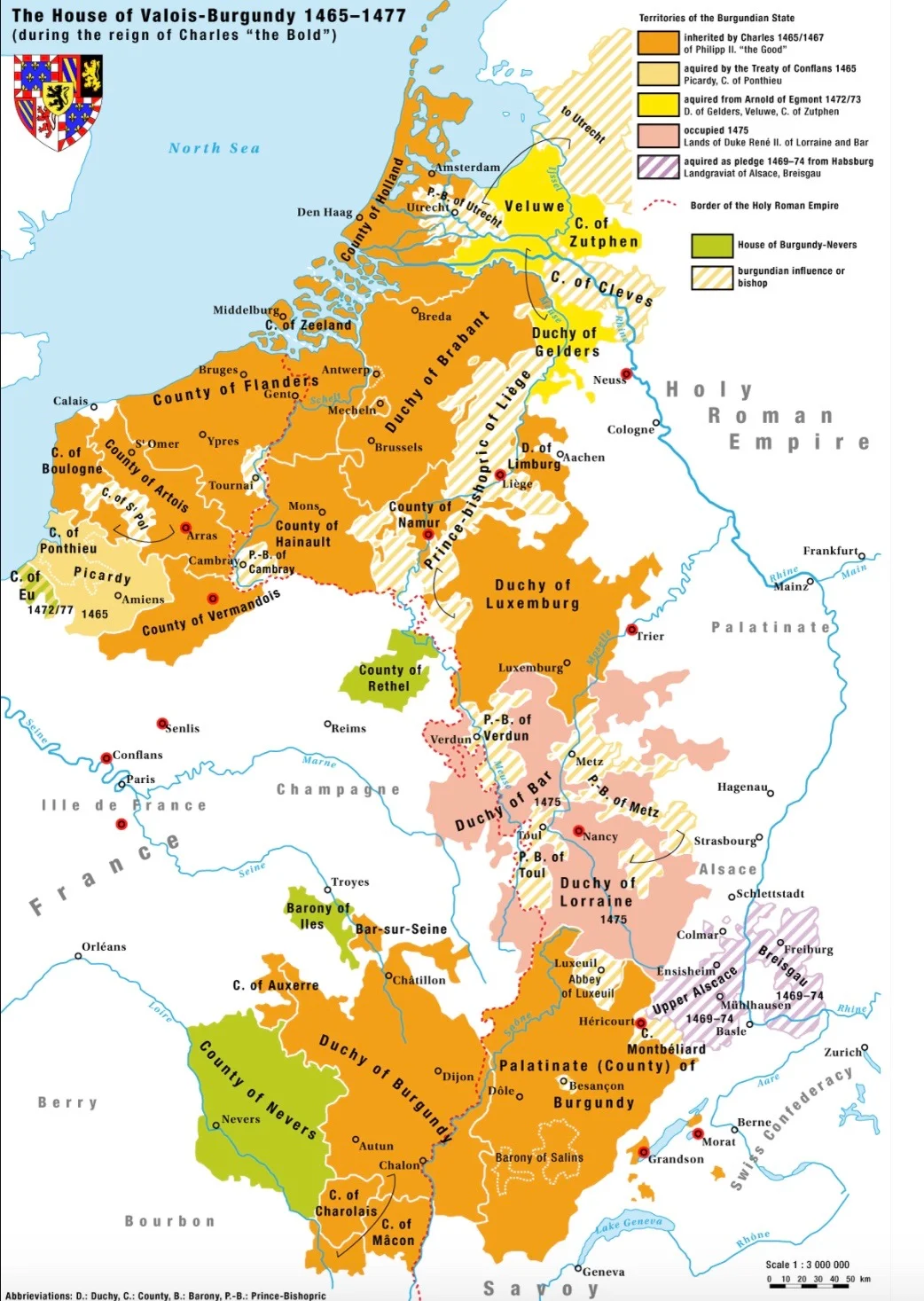 Burgundy in the 15c