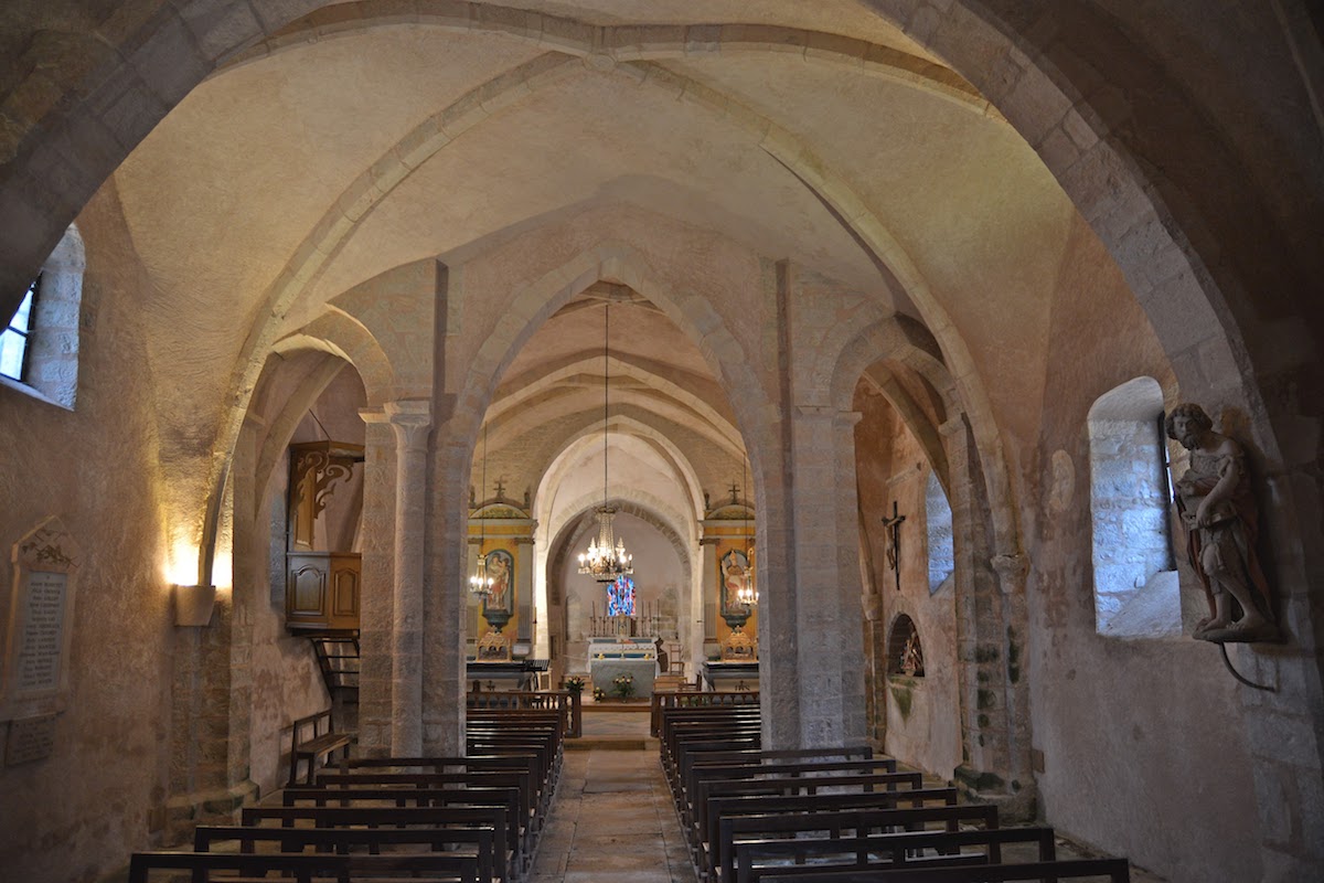 Interior of St Saturnin