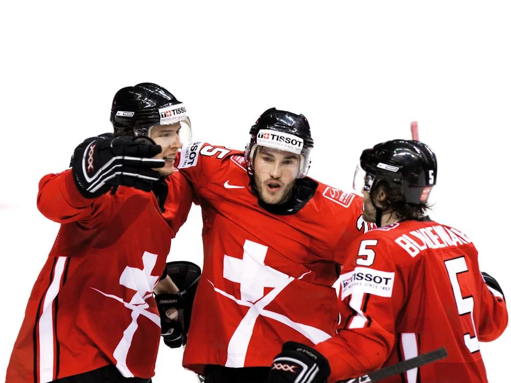  Swiss Ice Hockey's national team's jersey. 