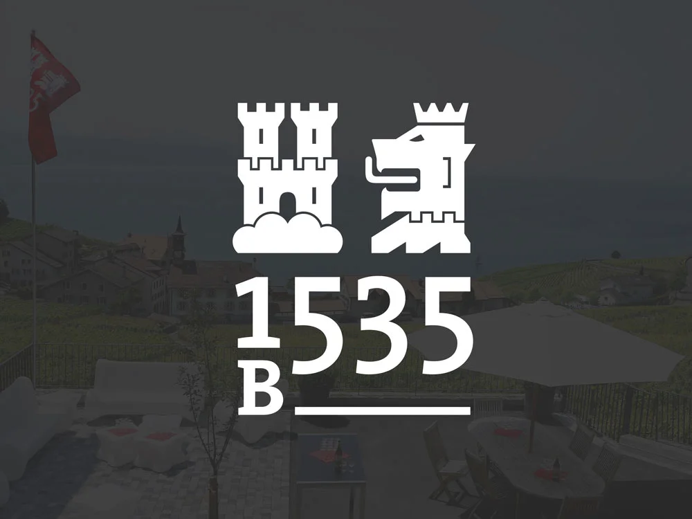  The redesigned and modernized family arms become the vineyard's new logo. 