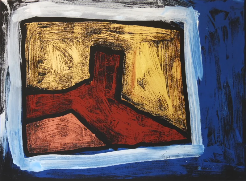 Untitled, 2011, acrylic on paper, 57 x 78 cm