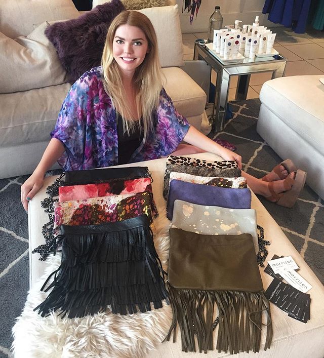 #houseofmorrison trunk show this weekend! @abiferrin @westvillage_dallas #custom #leather #handbags #shopping #fashion #local #designer #dallas #morrison