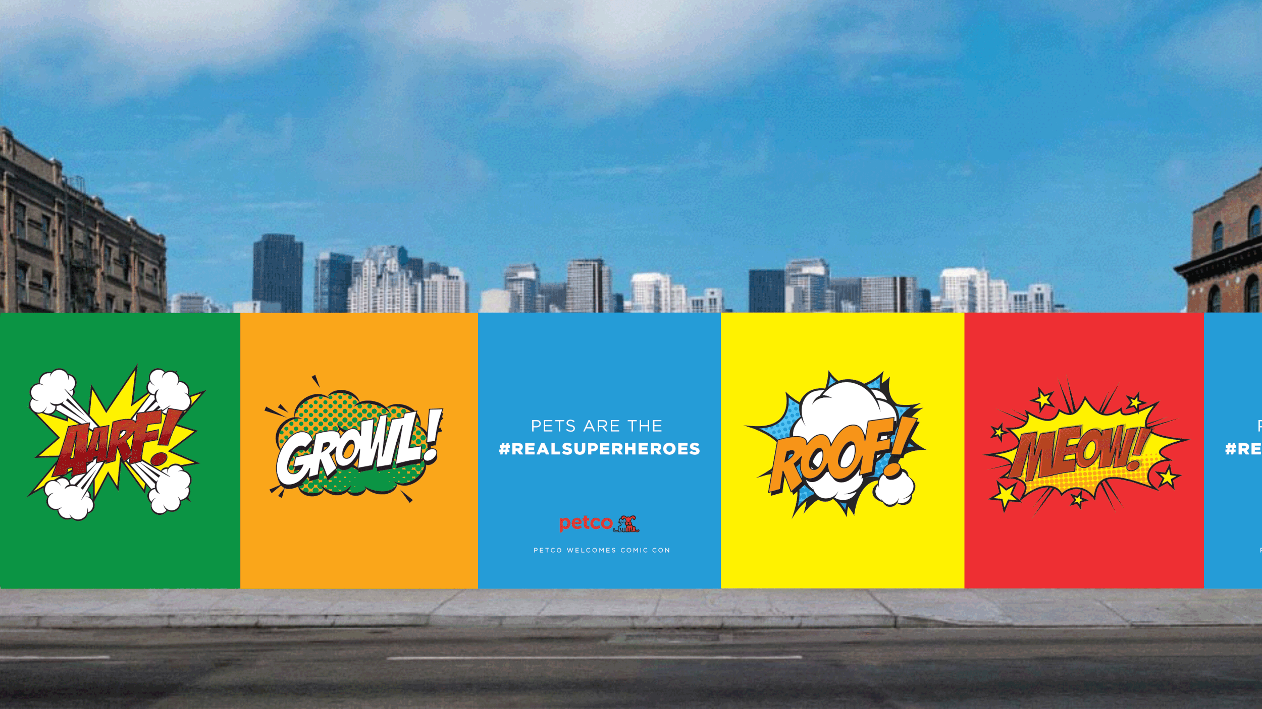 Comic Con stunt: Pets are superheroes