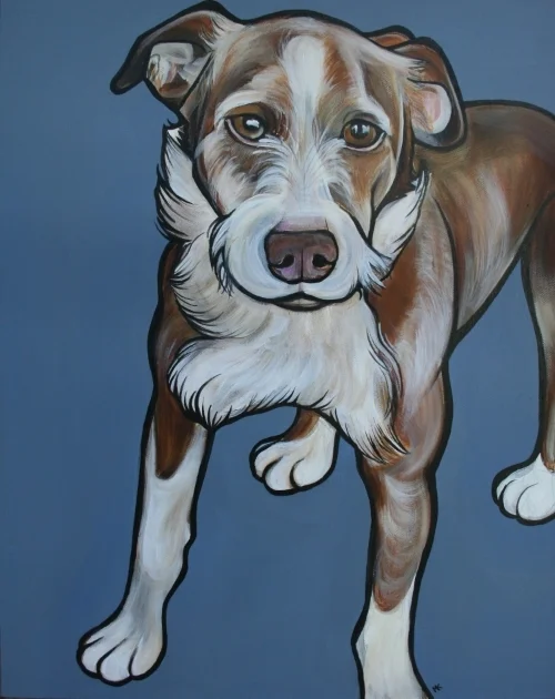 This painting belongs to the lucky future owners of Fern!!