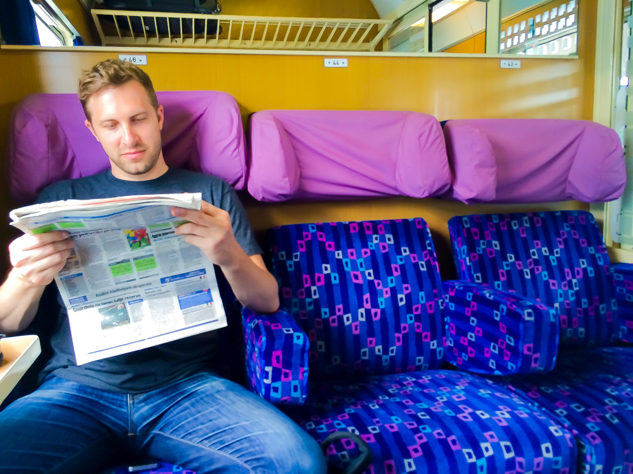 TRAIN TO ZAGREB, CROATIA