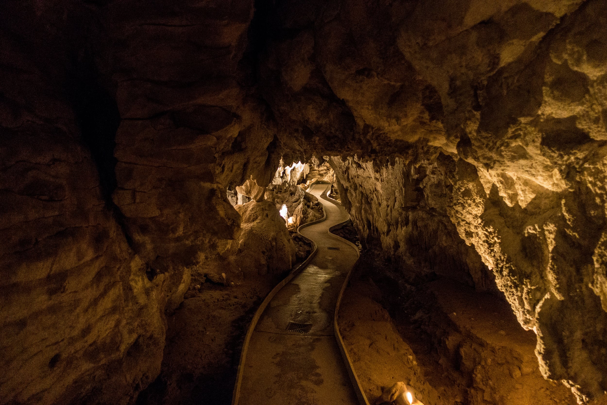  The path through CotS strategically meanders through the cave to protect certain ground formations. 