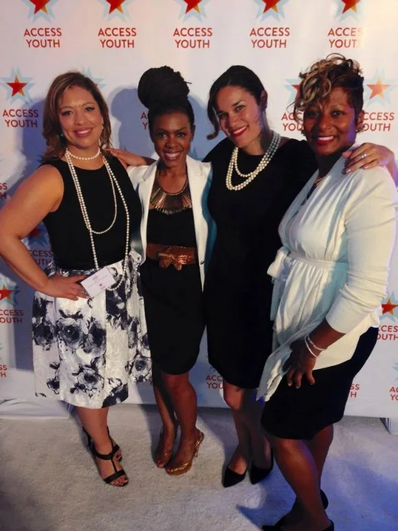 DDG founder Saranah Holmes (2nd from right) and friends.