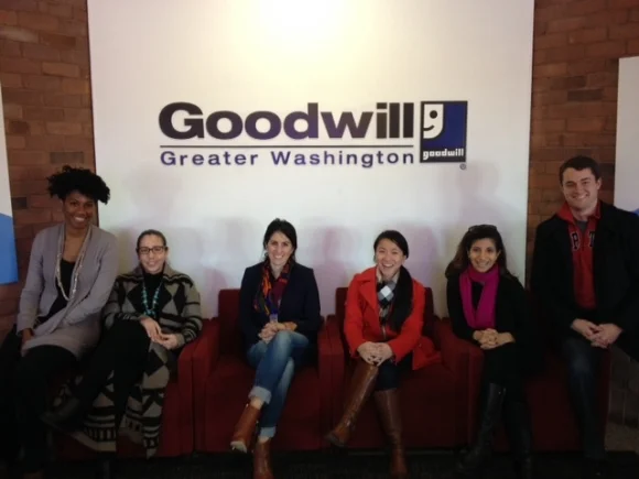 YPC's Board members at a retreat: Tahira Christmon, Melissa Sullivan, Samantha Penabad, Gloria Chou, Evelyn Smith, and Greg Allis./Photo courtesy of Melissa Sullivan 
