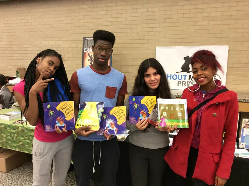Shout Mouse writers at DC Author Fest