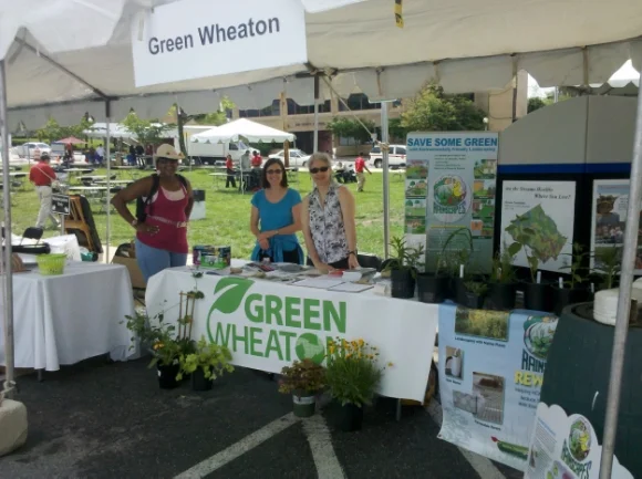 Green Wheaton representatives at Taste of Wheaton/Photo source: Green Wheaton