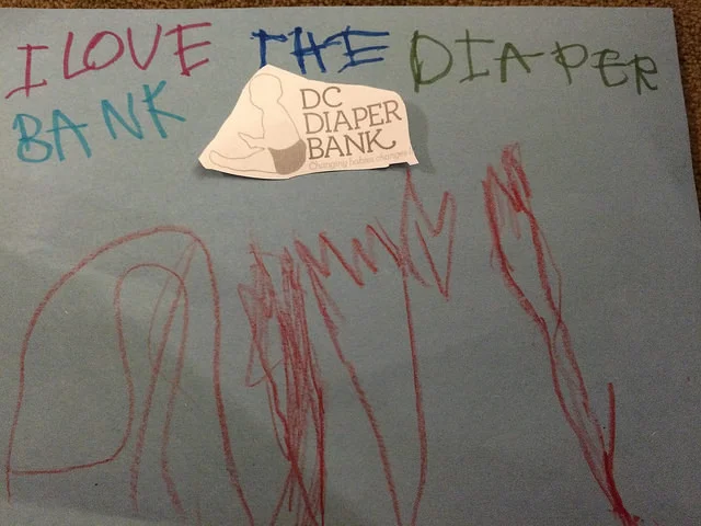 The gift of art/ Photo courtesy of DC Diaper Bank