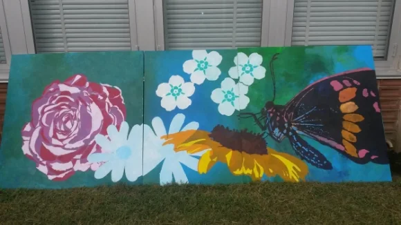 Mural from Sligo Middle School/ Photo by James Modrick