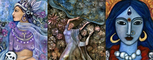 Find paintings by artist Claudia Olivos, owner, along with her husband Sergio, of Olivos Art Studio