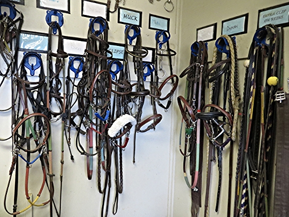 The tack room