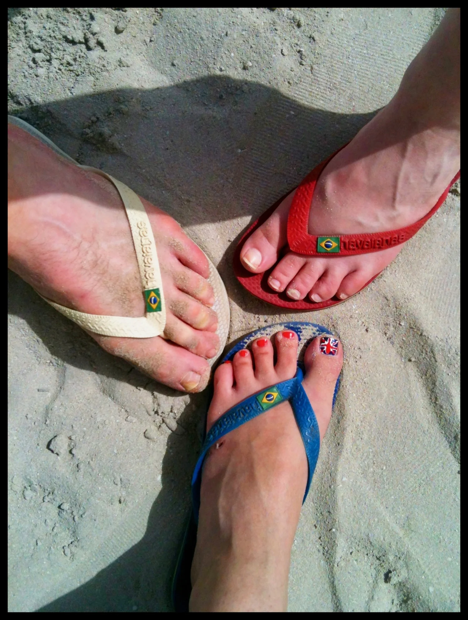 Family flip flop fans