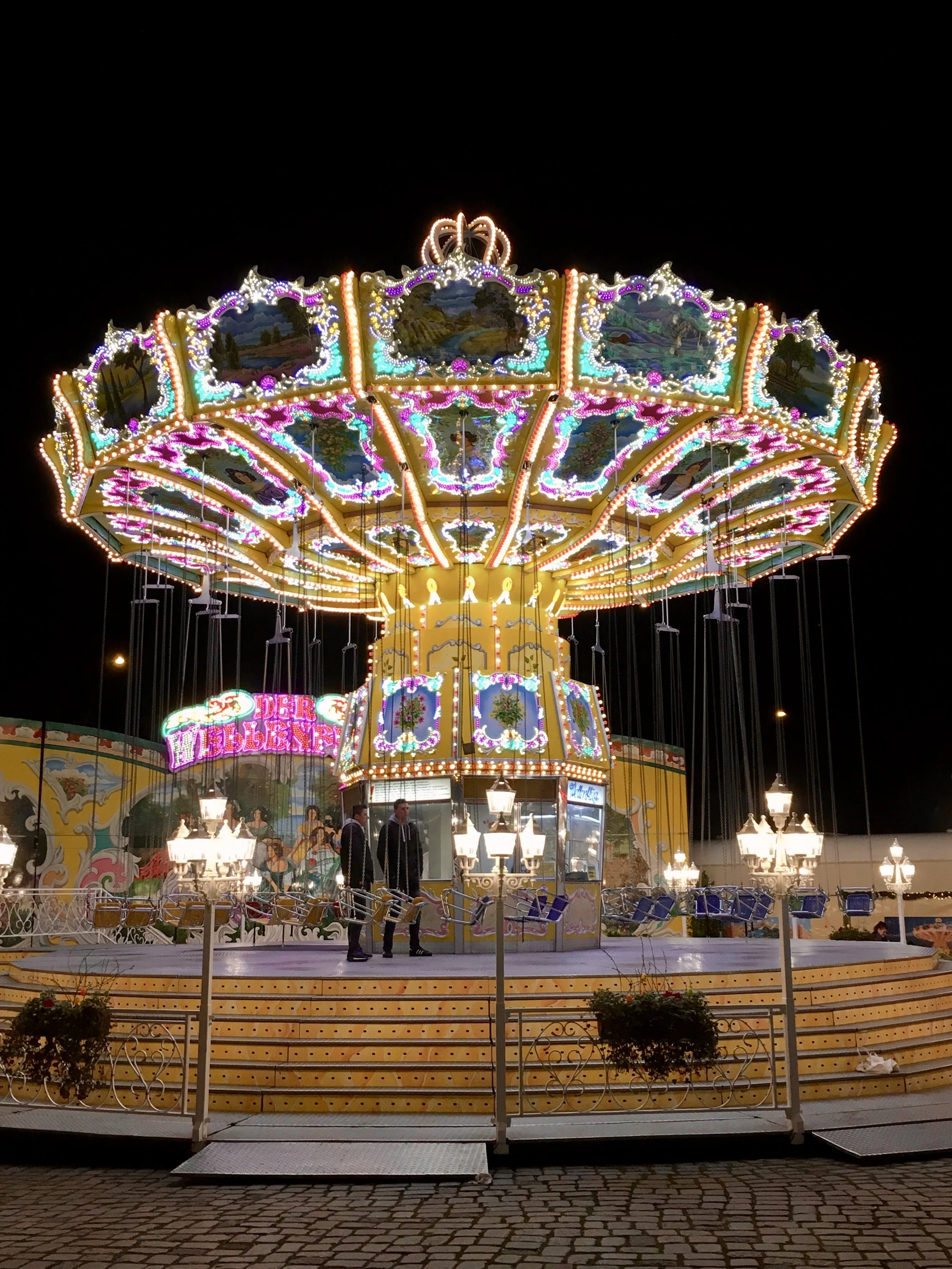 One of the rides at Hamburger Dom