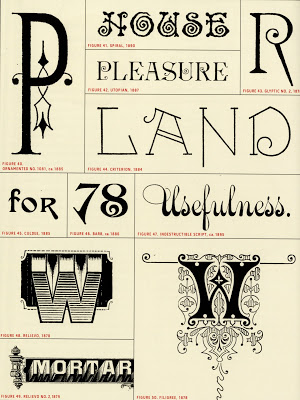 Fancy Typefaces , 1878-1895, Artistic Printing
