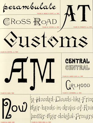  Fancy Typefaces , 1878-1895, Artistic Printing