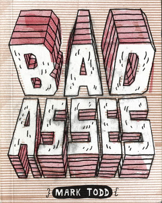 Mark Todd, Bad Asses book cover design, Blue Q, 2007